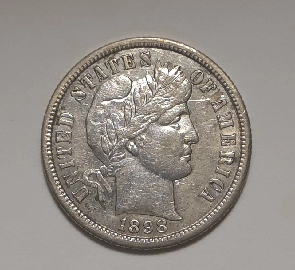 1898-S Barber Silver Dime High Grade - Image 3 of 4