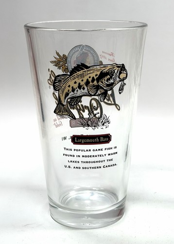 Juego de 3 vasos de pinta Leinenkugel's Beer Fish Series - Bajo - Mierda - Lucio - Imagen 6 de 9