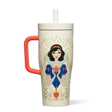 Disney Snow White Corkcicle Cruiser 22oz Insulated Tumbler w/ Straw & Handle NEW