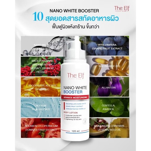 The Elf Nano White Advanced Whitening Set Red Dose + Booster Lotion + Whitening - Bild 5 von 10