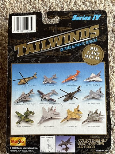 Maisto Tailwinds A-10A Thunderbolt II Subsonic Attack Aircraft U.S. Air Force - Picture 4 of 4