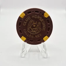 Club Horseshoe Fallon Nevada 1960 $1 Casino Chip N3197