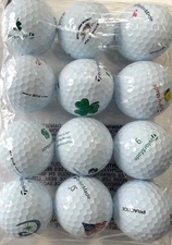 TaylorMade 2024 TP5 Practice Golf Balls - MySymbol / Logo Overrun 1 Dozen (12)