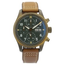 IWC Pilot Spitfire Chrono Bronze Green Dial 41mm Automatic Men’s Watch IW387902
