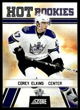 2010-11 Score HOT ROOKIES Corey Elkins Rookie Los Angeles Kings #542