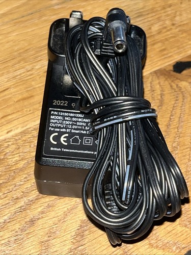 Power Supply For BT Smart Hub 2. 12V, 1.5A, 18W power adapter with a UK plug - Afbeelding 3 van 4