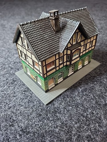 Pola N 228 Half-timbered House Commercial Building Dresdner Bank RARE! - Picture 9 of 12