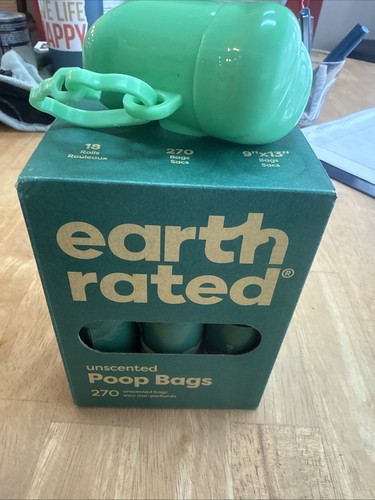 Earth Rated Poop Bags for Dogs, Guaranteed Leak Proof Thick Bags Clip On