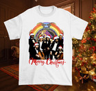 NEW Santa Electric Light Orchestra Merry Christmas White All Size Shirt OM186