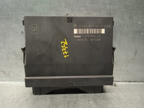 A2098205926 MODULO ELECTRONICO / TEMIC / 376800GZ / 4383735 PARA MERCEDES-BENZ C