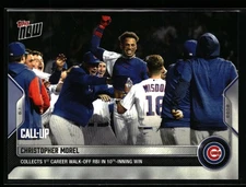 Christopher Morel 2022 Topps Now #283 Call-Up RC 1st Walk-Off RBI Chicago Cubs