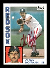 1984 Topps  523 Glenn Hoffman signed auto autograph red sharpie  ASC BXCP58