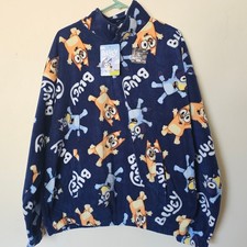 Adult Bluey Polar Fleece Pullover Jacket Size Unisex Medium New