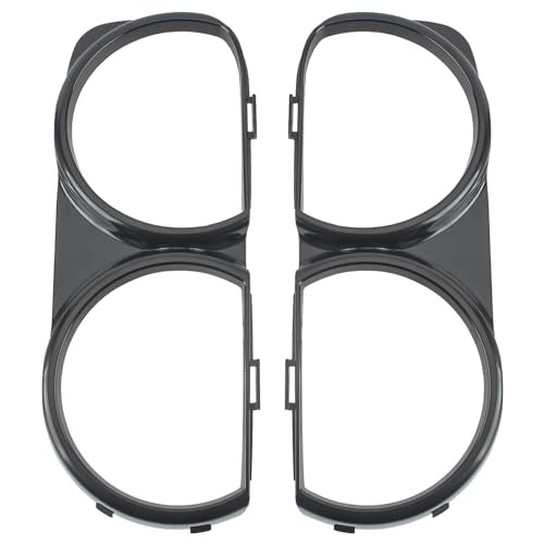 LH & RH Headlight Bezel Covers Lamp Cover Trim For Dodge Challenger 2015-2021, - Picture 2 of 7
