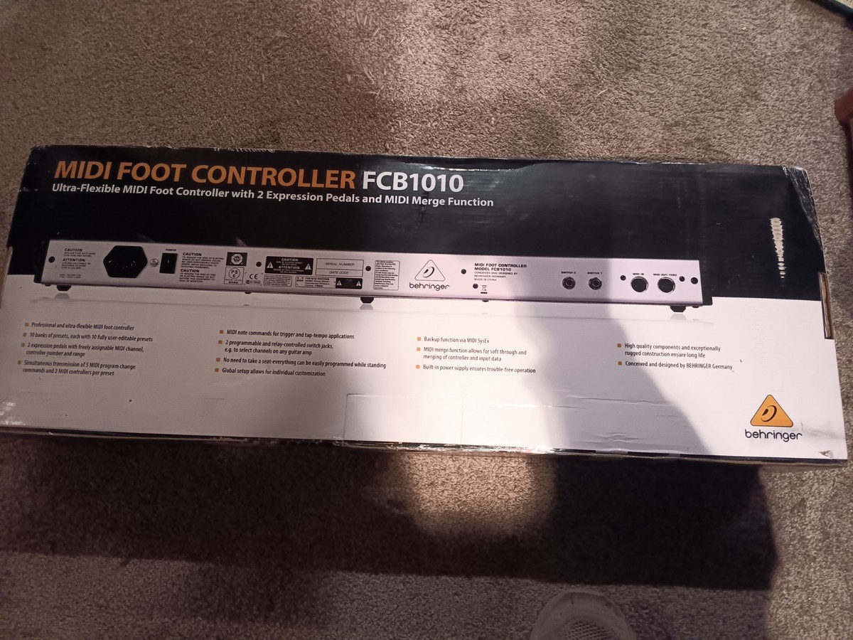 Behringer FCB1010 Ultra-Flexible MIDI Foot Controller for sale