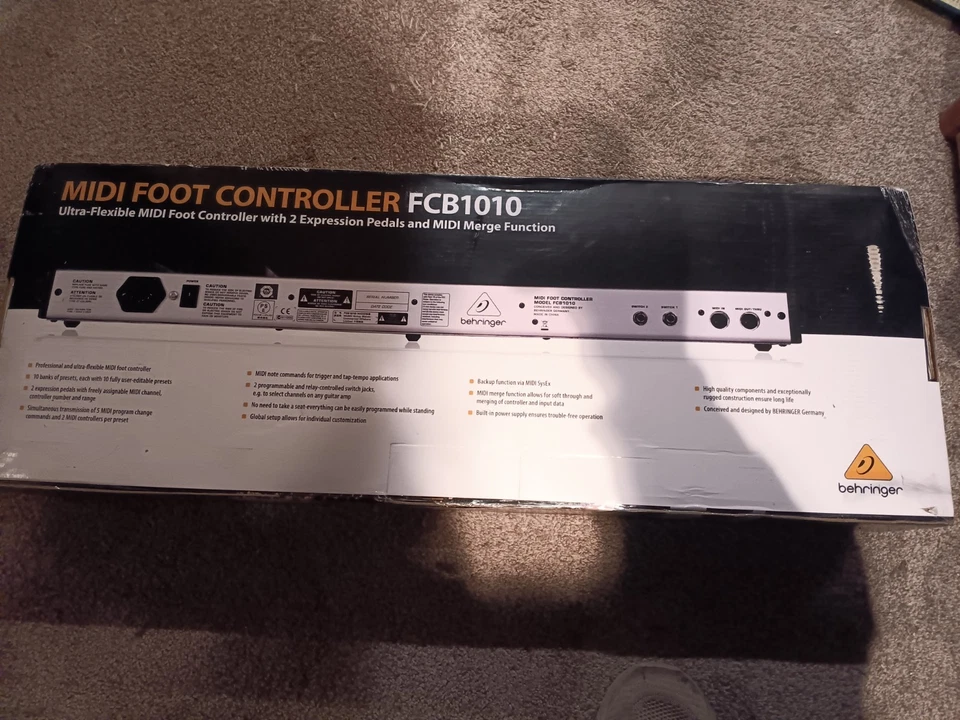 New In Box Behringer Midi Foot Controller FCB1010 - Image 4 of 4