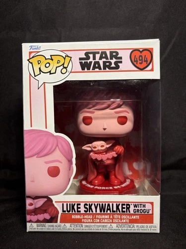 Funko Pop! Star Wars Luke Skywalker Valentine’s Edition #494 Protector Offered