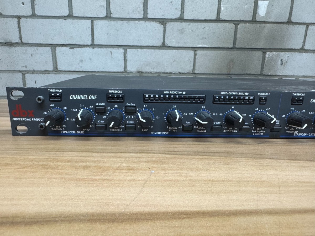 DBX 1066 Stereo Compressor Limiter Gate 2 Channel Dynamics