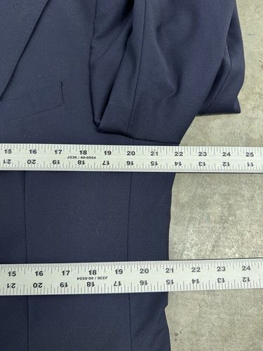 Brooks Brothers Suit Mens 42 Madison Fit Explorer Wool Blend Navy Blue Two Piece - Picture 6 of 24