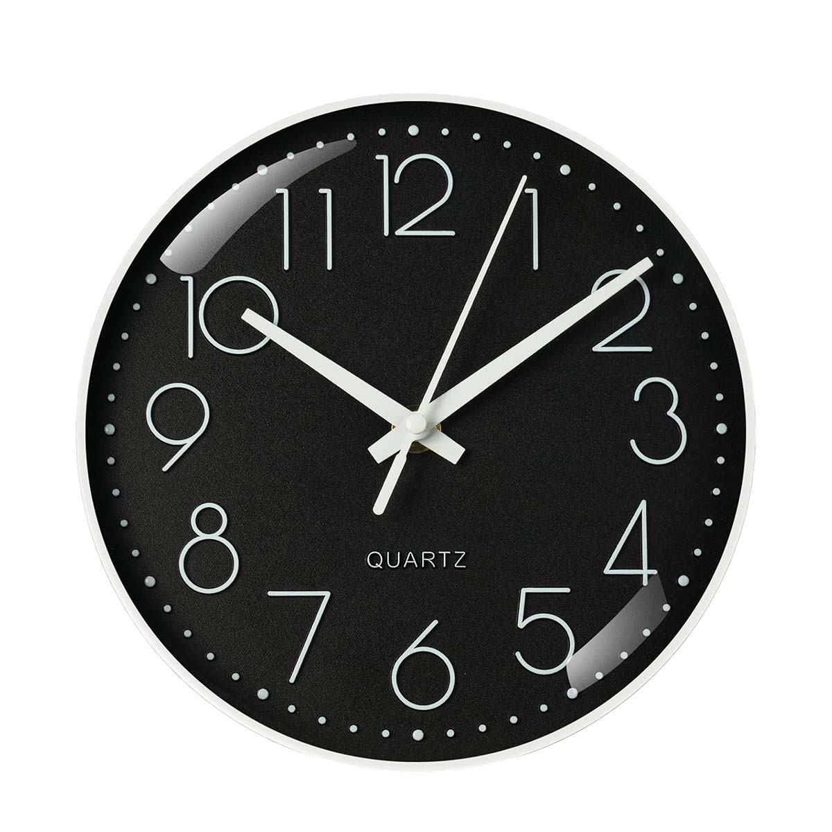 Horloge murale silencieuse Avizar 21 cm pour bureau et salon moderne