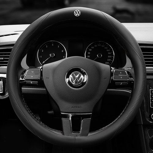 VW Lenkradschoner Kunstpelz Lenkrad Hülle Bezug Lenkradhülle Schoner - Bild 12 von 15