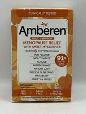Amberen multi symptom Menopause Relief  90 capsules Exp 04/26 Box Damaged