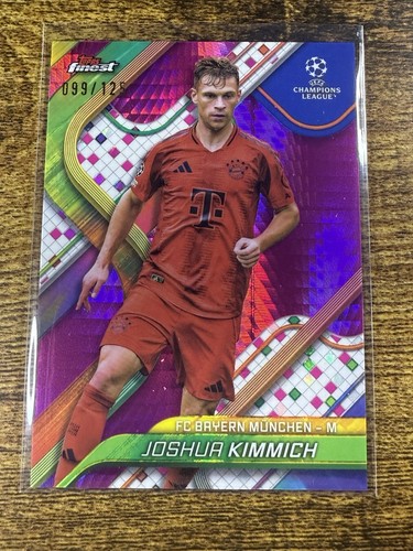 2024/25 Topps Finest UCC Joshua Kimmich Pink Prism Refractor /125 Bayern München