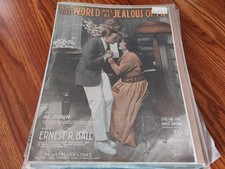 Sheet Music All The World will be Jealous of Me, BALLAD by AL DUBIN