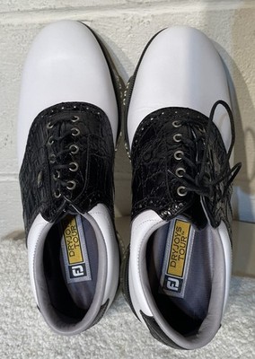 NEW FootJoy [8] X-Wide Men DRYJOYS TOUR Croc Spiked Golf Shoes