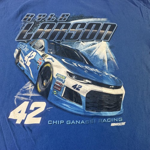 Chip Ganassi Racing Shirt Mens Large NASCAR Kyle Larson 42 Long Sleeve Car Tee - Picture 2 of 15
