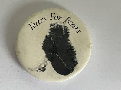 VINTAGE ORIGINAL TEARS FOR FEAR PIN ANSTECKER