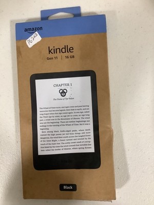 AMAZON KINDLE E-READER, 11TH GEN, 16GB, WI-FI, 6'', BLACK (2024 RELEASE)