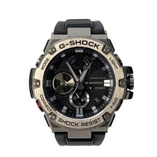 CASIO Solar watch analog rubber BLK BLK GST-B100