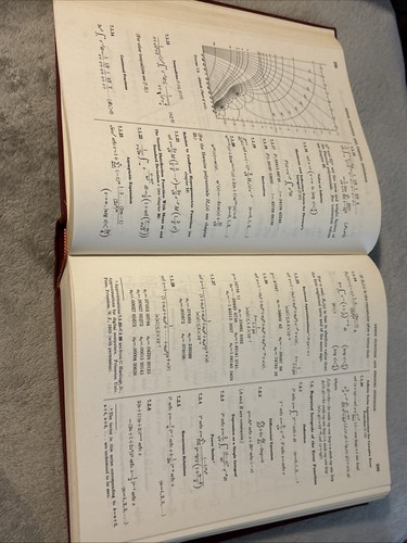 1970 Handbook Mathematic Functions Formulas Graphs Tables Hardcover Vintage - Picture 3 of 6