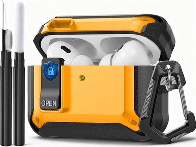 Funda Protectora Para Apple AirPods Pro 3 Case Cover Carcasa Cubierta Oro