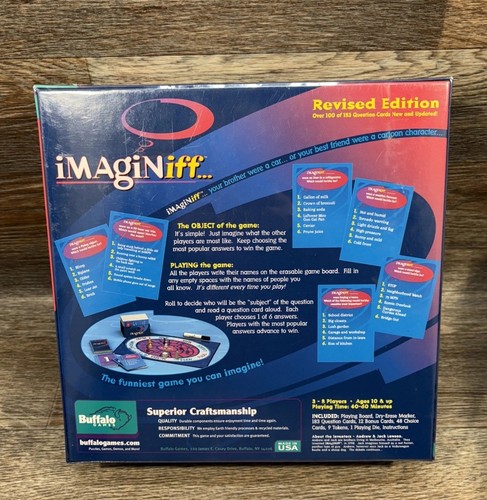 Nuevo Juego de Mesa Imaginiff Sellado Buffalo Games 1998 Juego Ganador de Premios - Imagen 4 de 4