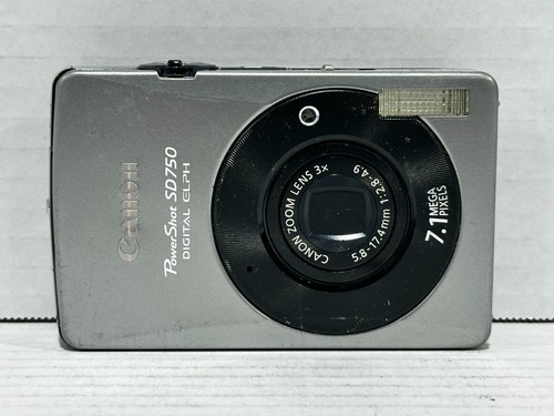 Canon PowerShot SD750 7,1 MP 3x zoom ottico fotocamera digitale compatta leggere descrizione