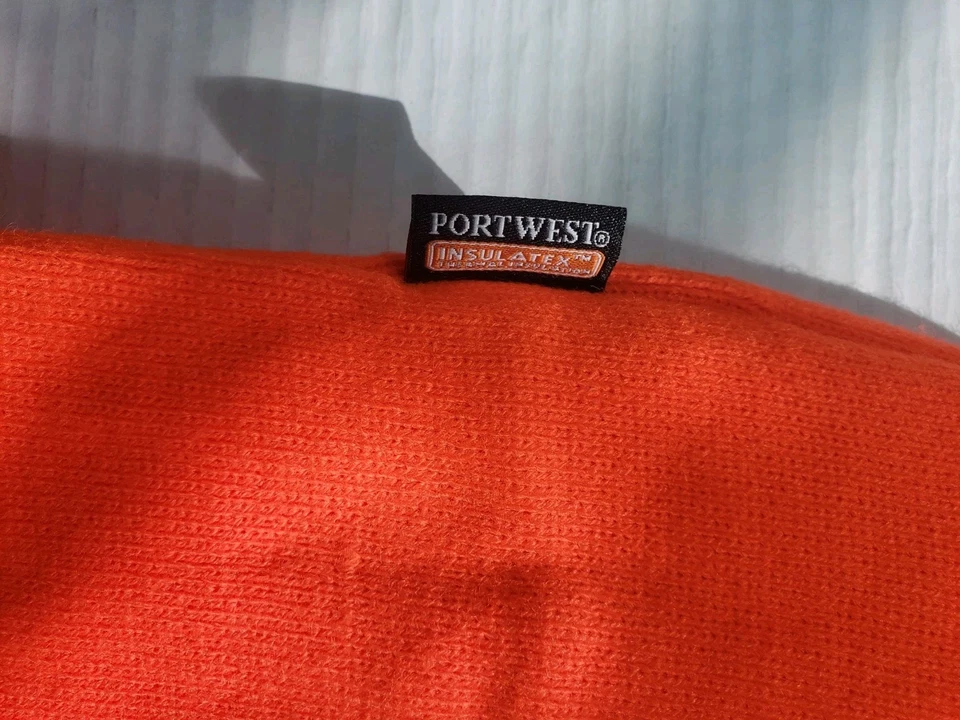 Nuevo con etiquetas Naranja Portwest Insulatex Tejido Gorro Gorra Forrado de Vellón Talla Única Acrílico Foto 3 de 4