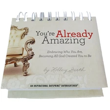 DaySpring You’re Already Amazing Inspirational Perpetual Desk Calendar Gift