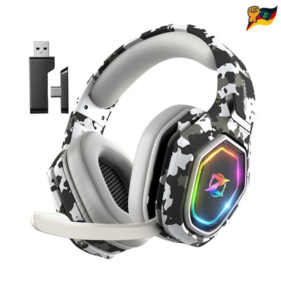 Ozeino 2 4G Gaming Headset RGB Licht 40h Akkulaufzeit Bluetooth