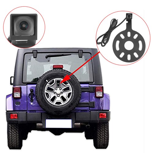Car Backup Rear View Camera Spare Tire Mount 160° Wide View IP68 Waterproof HEN - Bild 5 von 20