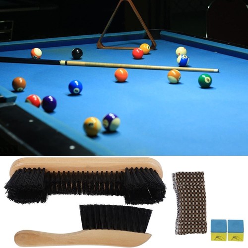 Durable Billiards Table Brush Solid Wood Billiards Accessories Billiards Room - Picture 8 of 13