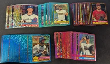 2025 Topps Heritage Chrome SILVER, PINK, BURGUNDY,  BLUE, AQUA Sparkle You Pick!
