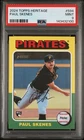 2024 Topps Heritage PAUL SKENES Rookie Card #594 Pittsburgh Pirates PSA 9 MINT