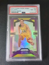 2020 Panini Prizm WNBA #53 Sue Bird Purple Prizm /125 PSA 8