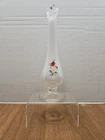 Fenton Glass Vintage Opalescent Bud Vase W Handpainted Strawberries And Signed