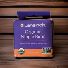 Lansinoh Organic Nipple Balm 2 oz Purple Orange