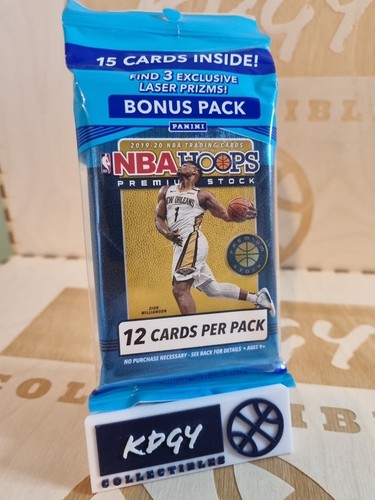 PANINI NBA HOOPS 2019-20 PREMIUM STOCK FAT/CELLO PACK