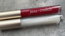 2 New Full Size Jane Iredale HydroPure Hyaluronic Lip Gloss - Berry red  Sheer
