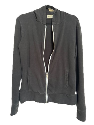 Marine Layer Womens Jacket Zip L Black Athleisure Comfort Cotton Modal Spandex - Picture 14 of 22